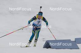 09.01.2015, Oberhof, Germany (GER): Elisabeth Hoegberg (SWE) - IBU world cup biathlon, sprint women, Oberhof (GER). www.nordicfocus.com. © Manzoni/NordicFocus. Every downloaded picture is fee-liable.