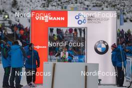 09.01.2015, Oberhof, Germany (GER): Event Feature: undefined athlete in the startgate - IBU world cup biathlon, sprint women, Oberhof (GER). www.nordicfocus.com. © Manzoni/NordicFocus. Every downloaded picture is fee-liable.
