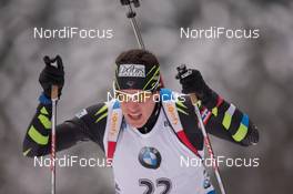 18.01.2015, Ruhpolding, Germany (GER): Quentin Fillon Maillet (FRA) - IBU world cup biathlon, mass men, Ruhpolding (GER). www.nordicfocus.com. © Manzoni/NordicFocus. Every downloaded picture is fee-liable.