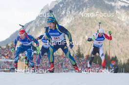 15.01.2015, Ruhpolding, Germany (GER): Tobias Arwidson (SWE) - IBU world cup biathlon, relay men, Ruhpolding (GER). www.nordicfocus.com. © Manzoni/NordicFocus. Every downloaded picture is fee-liable.
