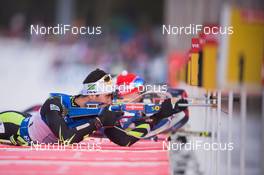 15.01.2015, Ruhpolding, Germany (GER): Martin Fourcade (FRA) - IBU world cup biathlon, relay men, Ruhpolding (GER). www.nordicfocus.com. © Manzoni/NordicFocus. Every downloaded picture is fee-liable.