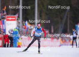 15.01.2015, Ruhpolding, Germany (GER): Nathan Smith (CAN) - IBU world cup biathlon, relay men, Ruhpolding (GER). www.nordicfocus.com. © Manzoni/NordicFocus. Every downloaded picture is fee-liable.