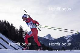 15.01.2015, Ruhpolding, Germany (GER): Thomas Bormolini (ITA) - IBU world cup biathlon, relay men, Ruhpolding (GER). www.nordicfocus.com. © Manzoni/NordicFocus. Every downloaded picture is fee-liable.