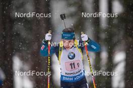 14.01.2015, Ruhpolding, Germany (GER): Elisabeth Hoegberg (SWE) - IBU world cup biathlon, relay women, Ruhpolding (GER). www.nordicfocus.com. © Manzoni/NordicFocus. Every downloaded picture is fee-liable.