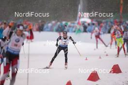 14.01.2015, Ruhpolding, Germany (GER): Elisa Gasparin (SUI) - IBU world cup biathlon, relay women, Ruhpolding (GER). www.nordicfocus.com. © Manzoni/NordicFocus. Every downloaded picture is fee-liable.