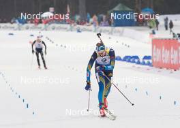 14.01.2015, Ruhpolding, Germany (GER): Emma Nilsson (SWE) - IBU world cup biathlon, relay women, Ruhpolding (GER). www.nordicfocus.com. © Manzoni/NordicFocus. Every downloaded picture is fee-liable.