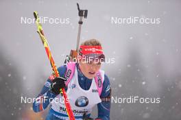 14.01.2015, Ruhpolding, Germany (GER): Gabriela Soukalova (CZE) - IBU world cup biathlon, relay women, Ruhpolding (GER). www.nordicfocus.com. © Manzoni/NordicFocus. Every downloaded picture is fee-liable.