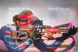 14.01.2015, Ruhpolding, Germany (GER): Gabriela Soukalova (CZE) - IBU world cup biathlon, relay women, Ruhpolding (GER). www.nordicfocus.com. © Manzoni/NordicFocus. Every downloaded picture is fee-liable.