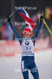 14.01.2015, Ruhpolding, Germany (GER): Veronika Vitkova (CZE) - IBU world cup biathlon, relay women, Ruhpolding (GER). www.nordicfocus.com. © Manzoni/NordicFocus. Every downloaded picture is fee-liable.