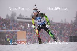 17.01.2015, Ruhpolding, Germany (GER): Dzmitry Abasheu (BLR) - IBU world cup biathlon, sprint men, Ruhpolding (GER). www.nordicfocus.com. © Manzoni/NordicFocus. Every downloaded picture is fee-liable.