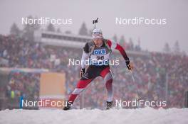 17.01.2015, Ruhpolding, Germany (GER): Simon Eder (AUT) - IBU world cup biathlon, sprint men, Ruhpolding (GER). www.nordicfocus.com. © Manzoni/NordicFocus. Every downloaded picture is fee-liable.
