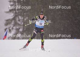 17.01.2015, Ruhpolding, Germany (GER): Baptiste Jouty (FRA) - IBU world cup biathlon, sprint men, Ruhpolding (GER). www.nordicfocus.com. © Manzoni/NordicFocus. Every downloaded picture is fee-liable.