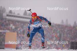 17.01.2015, Ruhpolding, Germany (GER): Michal Slesingr (CZE) - IBU world cup biathlon, sprint men, Ruhpolding (GER). www.nordicfocus.com. © Manzoni/NordicFocus. Every downloaded picture is fee-liable.