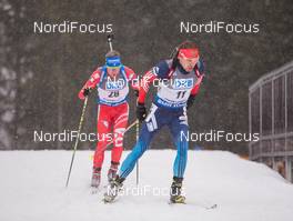 17.01.2015, Ruhpolding, Germany (GER): Anton Shipulin (RUS) - IBU world cup biathlon, sprint men, Ruhpolding (GER). www.nordicfocus.com. © Manzoni/NordicFocus. Every downloaded picture is fee-liable.