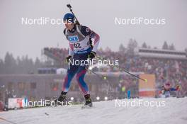 17.01.2015, Ruhpolding, Germany (GER): Sean Doherty (USA) - IBU world cup biathlon, sprint men, Ruhpolding (GER). www.nordicfocus.com. © Manzoni/NordicFocus. Every downloaded picture is fee-liable.