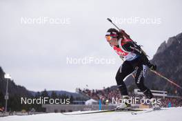 16.01.2015, Ruhpolding, Germany (GER): Lena Haecki (SUI)  - IBU world cup biathlon, sprint women, Ruhpolding (GER). www.nordicfocus.com. © Manzoni/NordicFocus. Every downloaded picture is fee-liable.