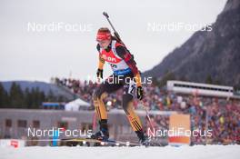 16.01.2015, Ruhpolding, Germany (GER): Vanessa Hinz (GER)  - IBU world cup biathlon, sprint women, Ruhpolding (GER). www.nordicfocus.com. © Manzoni/NordicFocus. Every downloaded picture is fee-liable.