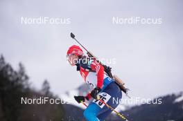 16.01.2015, Ruhpolding, Germany (GER): Evgeniya Sedova (RUS)  - IBU world cup biathlon, sprint women, Ruhpolding (GER). www.nordicfocus.com. © Manzoni/NordicFocus. Every downloaded picture is fee-liable.