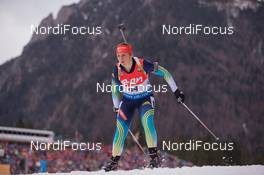 16.01.2015, Ruhpolding, Germany (GER): Iryna Varvnets (UKR) - IBU world cup biathlon, sprint women, Ruhpolding (GER). www.nordicfocus.com. © Manzoni/NordicFocus. Every downloaded picture is fee-liable.
