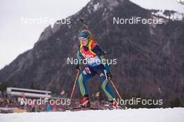 16.01.2015, Ruhpolding, Germany (GER): Mona Brorsson (SWE)  - IBU world cup biathlon, sprint women, Ruhpolding (GER). www.nordicfocus.com. © Manzoni/NordicFocus. Every downloaded picture is fee-liable.