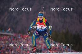 16.01.2015, Ruhpolding, Germany (GER): Mona Brorsson (SWE)  - IBU world cup biathlon, sprint women, Ruhpolding (GER). www.nordicfocus.com. © Manzoni/NordicFocus. Every downloaded picture is fee-liable.
