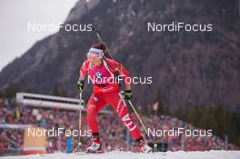16.01.2015, Ruhpolding, Germany (GER): Dorothea Wierer (ITA)  - IBU world cup biathlon, sprint women, Ruhpolding (GER). www.nordicfocus.com. © Manzoni/NordicFocus. Every downloaded picture is fee-liable.