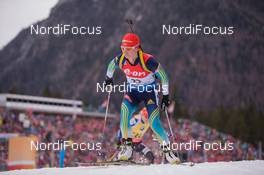 16.01.2015, Ruhpolding, Germany (GER): Valj Semerenko (UKR)  - IBU world cup biathlon, sprint women, Ruhpolding (GER). www.nordicfocus.com. © Manzoni/NordicFocus. Every downloaded picture is fee-liable.