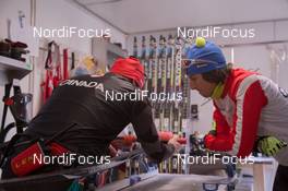 16.01.2015, Ruhpolding, Germany (GER):  Tom Zidec (CAN), Brendan Green (CAN) - IBU world cup biathlon, training, Ruhpolding (GER). www.nordicfocus.com. © Manzoni/NordicFocus. Every downloaded picture is fee-liable.