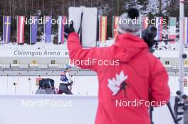 16.01.2015, Ruhpolding, Germany (GER):  Matthias Ahrens (GER) coach team Canada - IBU world cup biathlon, training, Ruhpolding (GER). www.nordicfocus.com. © Manzoni/NordicFocus. Every downloaded picture is fee-liable.
