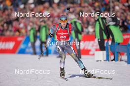 24.01.2015, Antholz, Italy (ITA): Anton Pantov (KAZ) - IBU world cup biathlon, pursuit men, Antholz (ITA). www.nordicfocus.com. © Manzoni/NordicFocus. Every downloaded picture is fee-liable.
