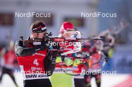 24.01.2015, Antholz, Italy (ITA): Benjamin Weger (SUI) - IBU world cup biathlon, pursuit men, Antholz (ITA). www.nordicfocus.com. © Manzoni/NordicFocus. Every downloaded picture is fee-liable.