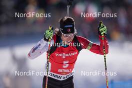 24.01.2015, Antholz, Italy (ITA): Brendan Green (CAN) - IBU world cup biathlon, pursuit men, Antholz (ITA). www.nordicfocus.com. © Manzoni/NordicFocus. Every downloaded picture is fee-liable.