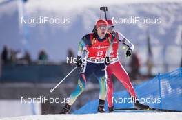 24.01.2015, Antholz, Italy (ITA): Dmitro Pidruchny (UKR) - IBU world cup biathlon, pursuit men, Antholz (ITA). www.nordicfocus.com. © Manzoni/NordicFocus. Every downloaded picture is fee-liable.