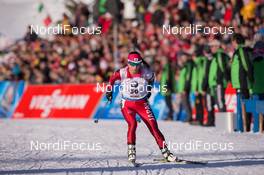 24.01.2015, Antholz, Italy (ITA): Fuyuko Suzuki (JPN) - IBU world cup biathlon, pursuit women, Antholz (ITA). www.nordicfocus.com. © Manzoni/NordicFocus. Every downloaded picture is fee-liable.