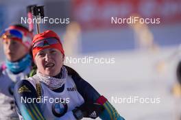 24.01.2015, Antholz, Italy (ITA): Iryna Varvynets (UKR) - IBU world cup biathlon, pursuit women, Antholz (ITA). www.nordicfocus.com. © Manzoni/NordicFocus. Every downloaded picture is fee-liable.