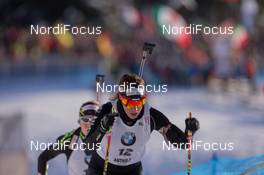 24.01.2015, Antholz, Italy (ITA): Lena Haecki (SUI) - IBU world cup biathlon, pursuit women, Antholz (ITA). www.nordicfocus.com. © Manzoni/NordicFocus. Every downloaded picture is fee-liable.