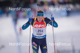 25.01.2015, Antholz, Italy (ITA): Gabriel Stegmayr (SWE) - IBU world cup biathlon, relay men, Antholz (ITA). www.nordicfocus.com. © Manzoni/NordicFocus. Every downloaded picture is fee-liable.