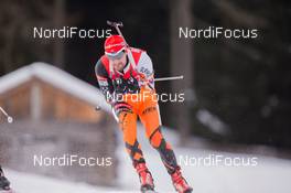 25.01.2015, Antholz, Italy (ITA): Miroslav Matiasko (SVK) - IBU world cup biathlon, relay men, Antholz (ITA). www.nordicfocus.com. © Manzoni/NordicFocus. Every downloaded picture is fee-liable.