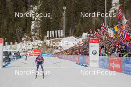 25.01.2015, Antholz, Italy (ITA): Leif Nordgren (USA) - IBU world cup biathlon, relay men, Antholz (ITA). www.nordicfocus.com. © Manzoni/NordicFocus. Every downloaded picture is fee-liable.