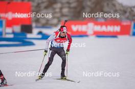 25.01.2015, Antholz, Italy (ITA): Nathan Smith (CAN) - IBU world cup biathlon, relay men, Antholz (ITA). www.nordicfocus.com. © Manzoni/NordicFocus. Every downloaded picture is fee-liable.