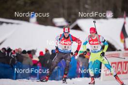 25.01.2015, Antholz, Italy (ITA): Scott Gow (CAN) - IBU world cup biathlon, relay men, Antholz (ITA). www.nordicfocus.com. © Manzoni/NordicFocus. Every downloaded picture is fee-liable.