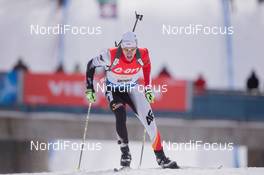 25.01.2015, Antholz, Italy (ITA): Grzegorz Jakubowicz (POL) - IBU world cup biathlon, relay men, Antholz (ITA). www.nordicfocus.com. © Manzoni/NordicFocus. Every downloaded picture is fee-liable.