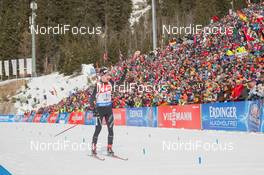 25.01.2015, Antholz, Italy (ITA): Mario Dolder (SUI) - IBU world cup biathlon, relay men, Antholz (ITA). www.nordicfocus.com. © Manzoni/NordicFocus. Every downloaded picture is fee-liable.