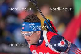 25.01.2015, Antholz, Italy (ITA): Tim Burke (USA) - IBU world cup biathlon, relay men, Antholz (ITA). www.nordicfocus.com. © Manzoni/NordicFocus. Every downloaded picture is fee-liable.