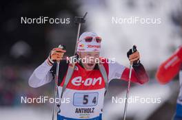 25.01.2015, Antholz, Italy (ITA): Simon Eder (AUT) - IBU world cup biathlon, relay men, Antholz (ITA). www.nordicfocus.com. © Manzoni/NordicFocus. Every downloaded picture is fee-liable.
