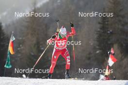 25.01.2015, Antholz, Italy (ITA): Nicole Gontier (ITA) - IBU world cup biathlon, relay women, Antholz (ITA). www.nordicfocus.com. © Manzoni/NordicFocus. Every downloaded picture is fee-liable.