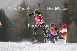 25.01.2015, Antholz, Italy (ITA): Marine Bolliet (FRA) - IBU world cup biathlon, relay women, Antholz (ITA). www.nordicfocus.com. © Manzoni/NordicFocus. Every downloaded picture is fee-liable.