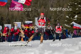25.01.2015, Antholz, Italy (ITA): Franziska Preuss (GER) - IBU world cup biathlon, relay women, Antholz (ITA). www.nordicfocus.com. © Manzoni/NordicFocus. Every downloaded picture is fee-liable.