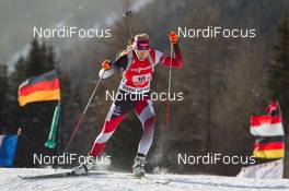 25.01.2015, Antholz, Italy (ITA): Lise Theresa Hauser (AUT) - IBU world cup biathlon, relay women, Antholz (ITA). www.nordicfocus.com. © Manzoni/NordicFocus. Every downloaded picture is fee-liable.