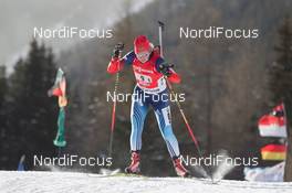 25.01.2015, Antholz, Italy (ITA): Iana Romanova (RUS) - IBU world cup biathlon, relay women, Antholz (ITA). www.nordicfocus.com. © Manzoni/NordicFocus. Every downloaded picture is fee-liable.
